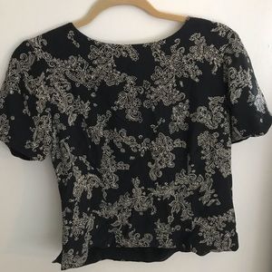 Silk Talbots Blouse short sleeve